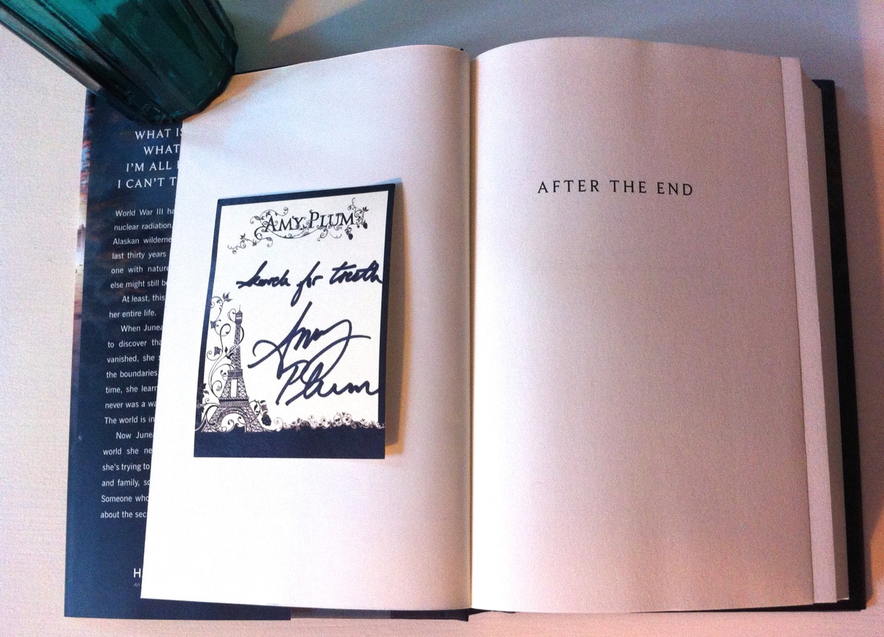 Signed Bookplate Offer Amy Plum